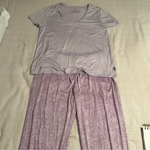 Eddie Bauer Purple Pajama Set Intimates‎ & Sleepwear Sz L